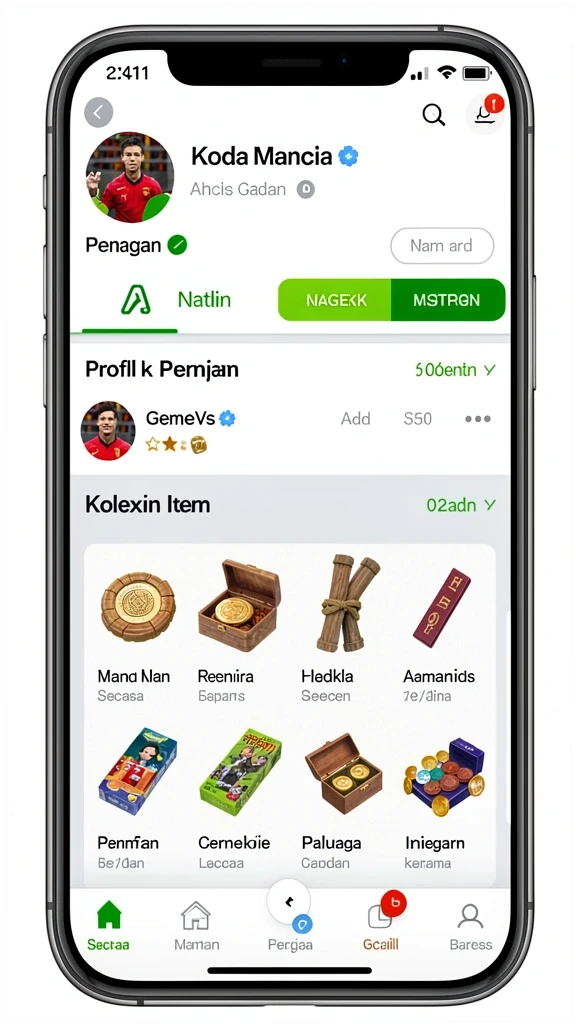 Tampilan utama aplikasi Aplikasi f7f7 Resmi: Download dan Instalasi yang intuitif dan efisien.